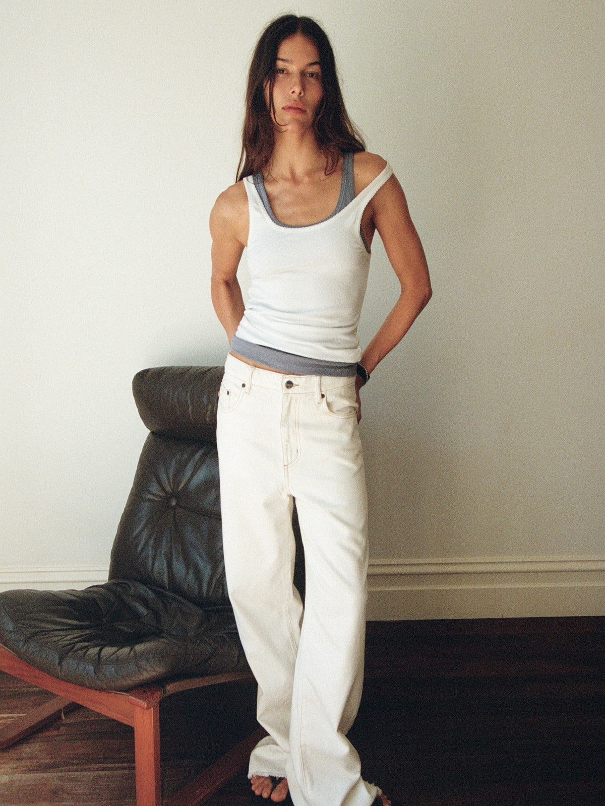 Scallop Edge Singlet
