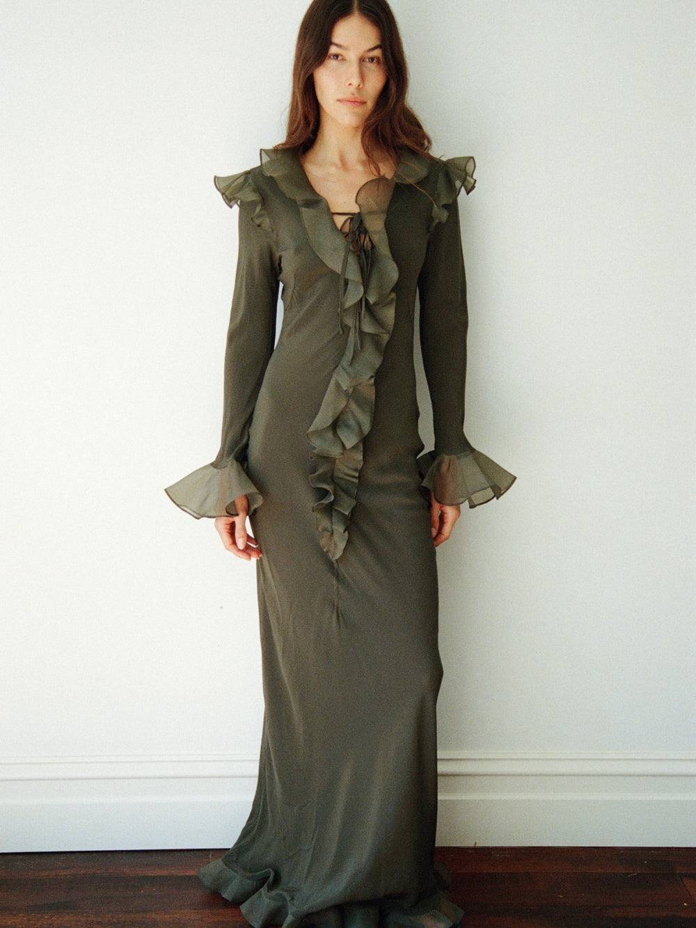 maggie marilyn green dress Maggie Marilyn Pre-Fall 2019 Fashion Show