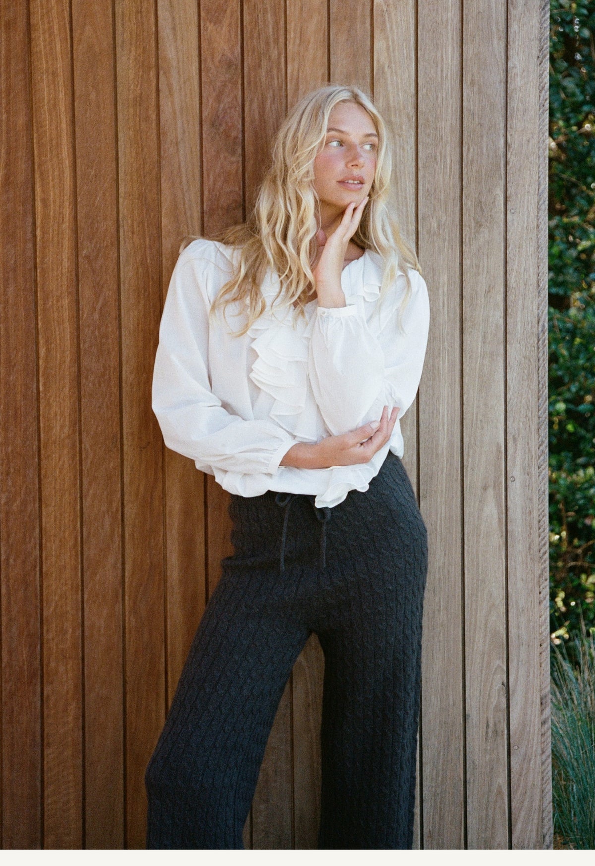 Slow Sundays Cableknit Pant