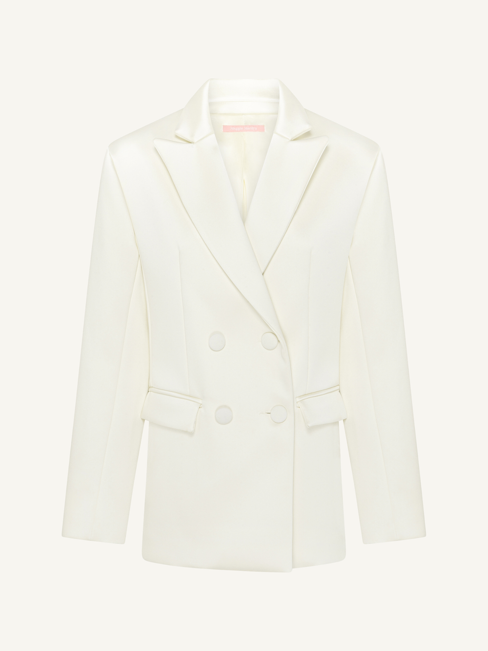 Satin Tuxedo Blazer